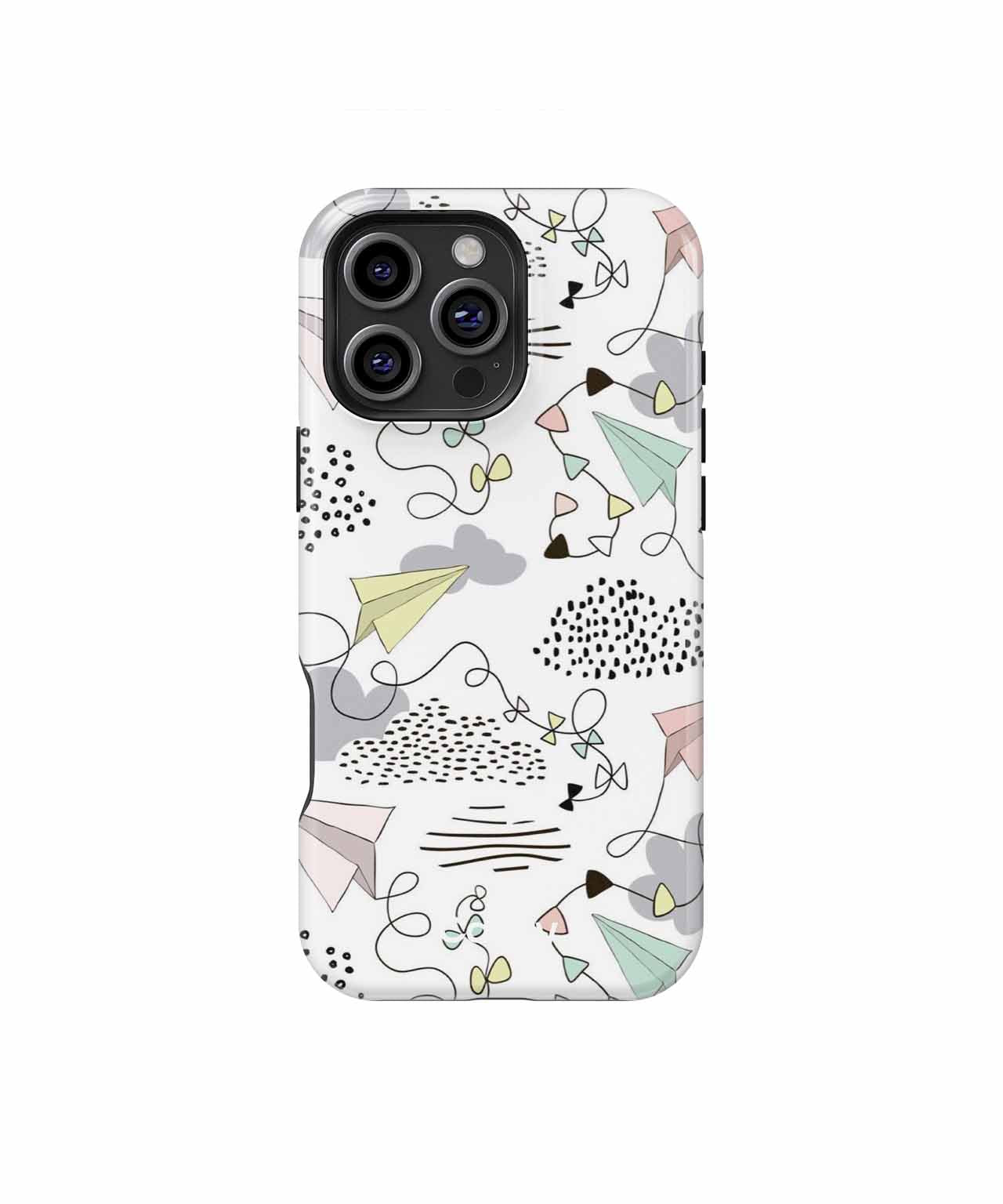 Playful Paper Planes in the Sky iPhone case Case Cazify - Delivery Canada