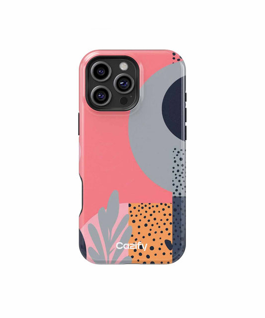 Playful Shapes and Colors Dance iPhone case Case Cazify - Delivery Canada