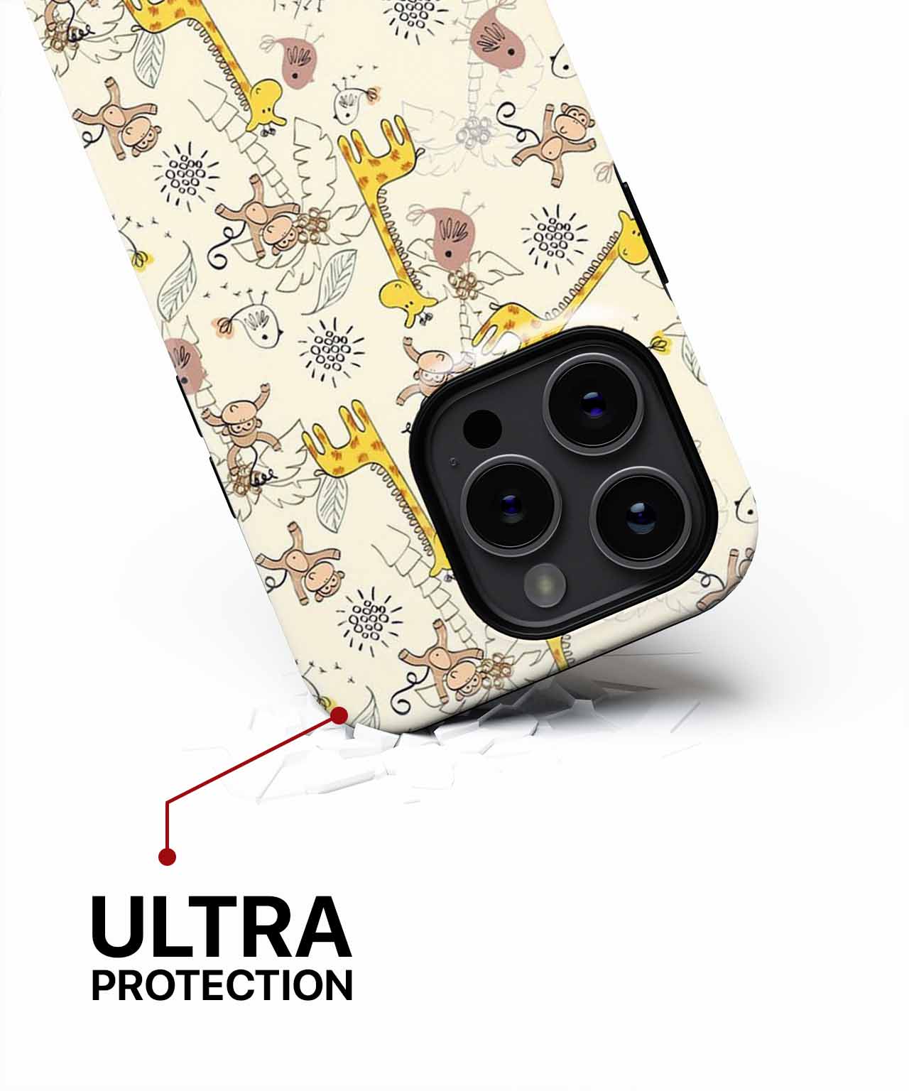 Playtime Safari Jungle fun with Quirky Animals iPhone case Case Cazify - Delivery Canada