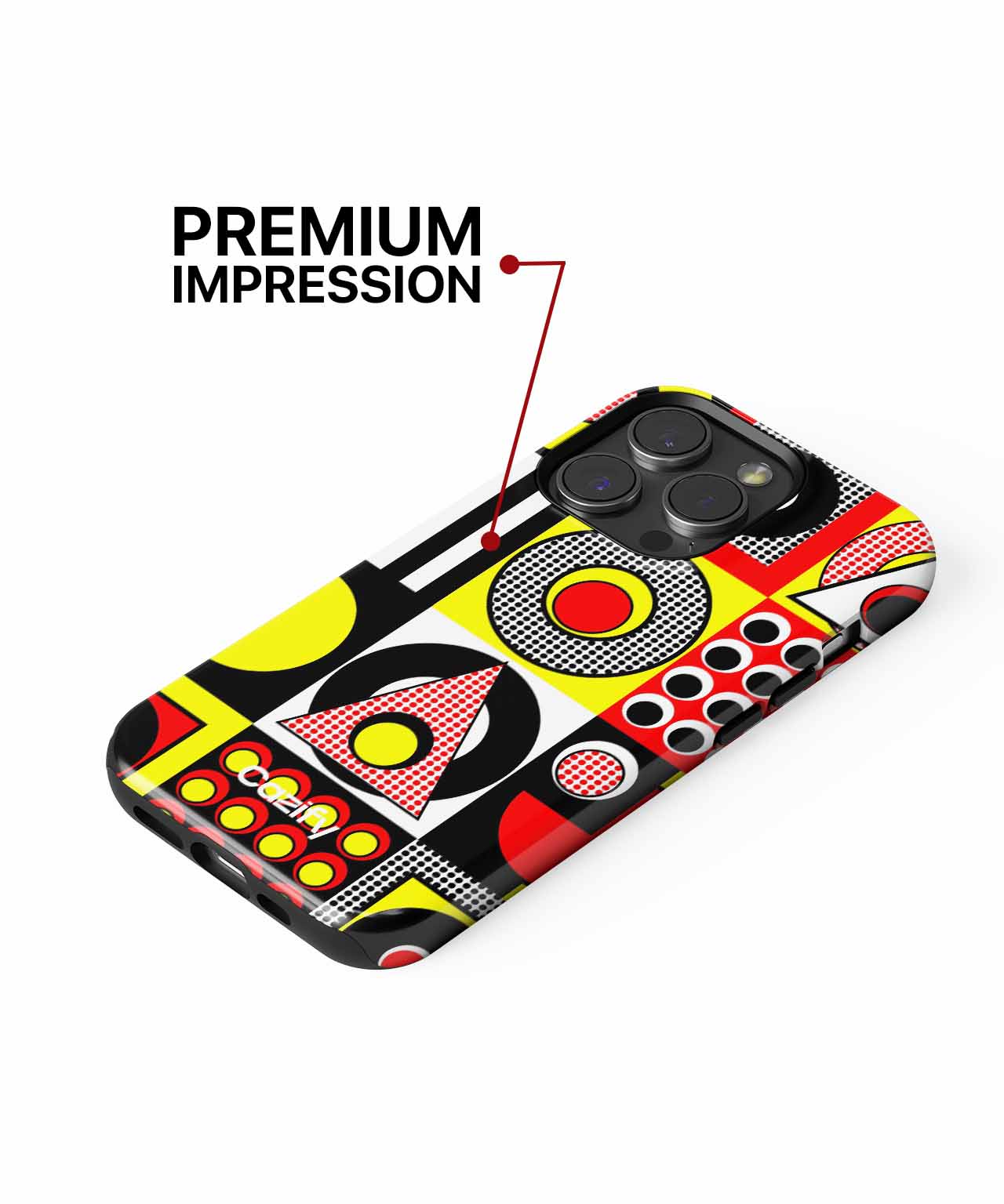 Pop Art Delightful Geometry iPhone case Case Cazify - Delivery Canada