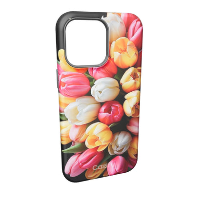 Étui pour iPhone Bouquet de tulipes colorées magnifiques