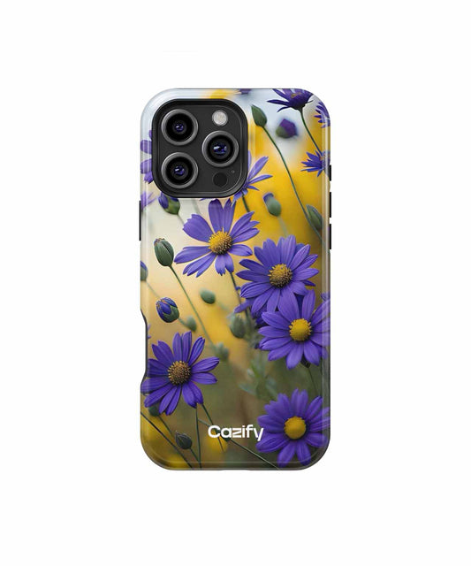 Purple Daisy Delight in a Sunny Field iPhone case Case Cazify - Delivery Canada