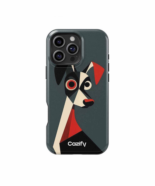 Quirky Canine with Colorful Charm iPhone case Case Cazify - Delivery Canada