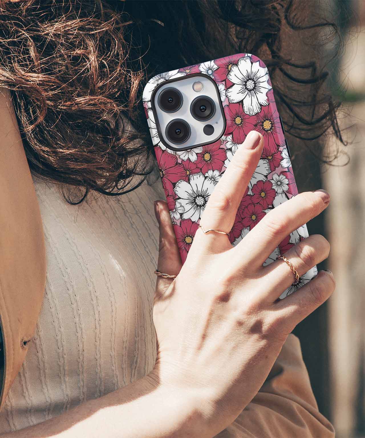 Radiant Floral Explosion in Bloom iPhone case Case Cazify - Delivery Canada