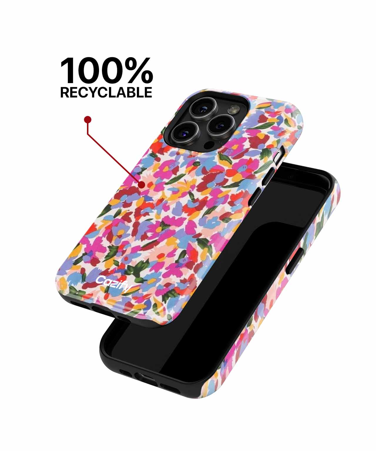 Radiant Floral Explosion of Color iPhone case Case Cazify - Delivery Canada