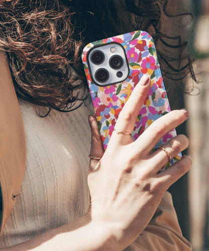 Radiant Floral Explosion of Color iPhone case Case Cazify - Delivery Canada