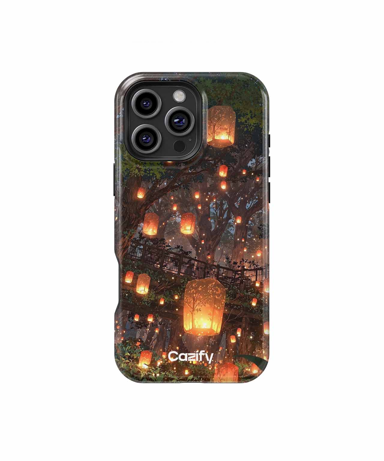 Radiant Lanterns Dancing in the Forest iPhone case Case Cazify - Delivery Canada