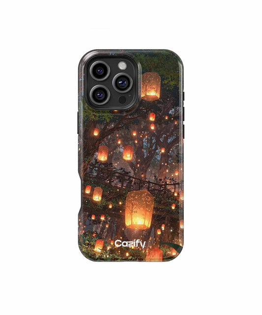 Radiant Lanterns Dancing in the Forest iPhone case Case Cazify - Delivery Canada