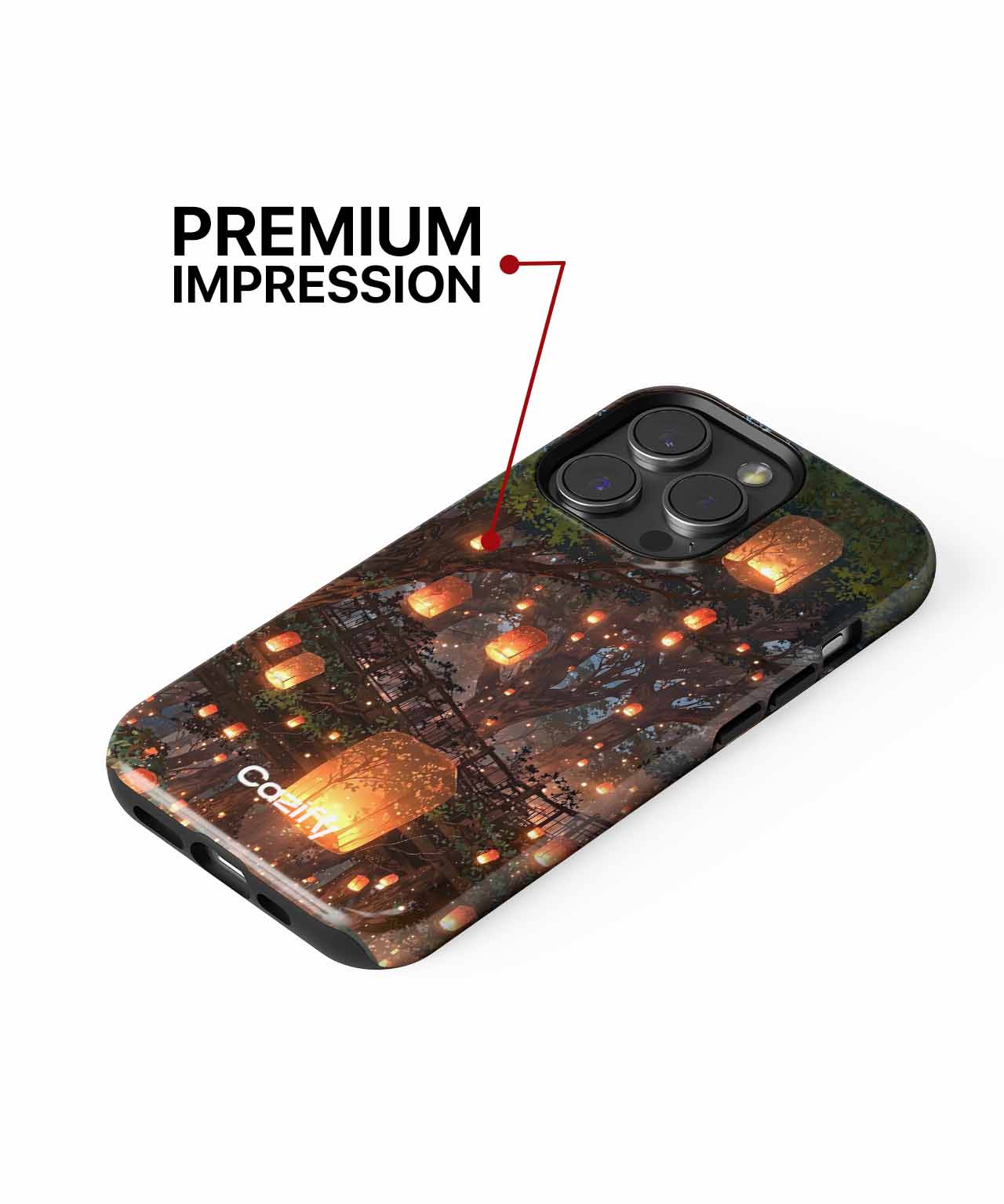 Radiant Lanterns Dancing in the Forest iPhone case Case Cazify - Delivery Canada