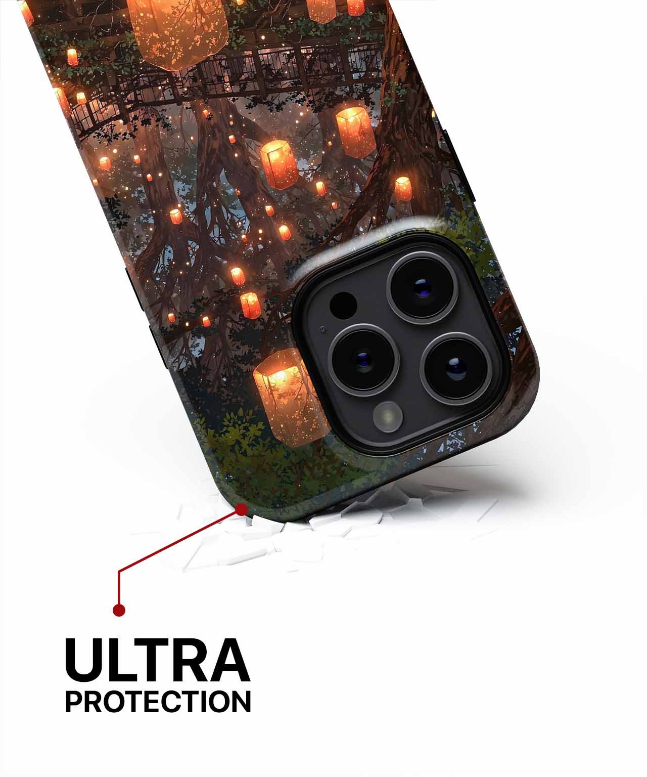 Radiant Lanterns Dancing in the Forest iPhone case Case Cazify - Delivery Canada