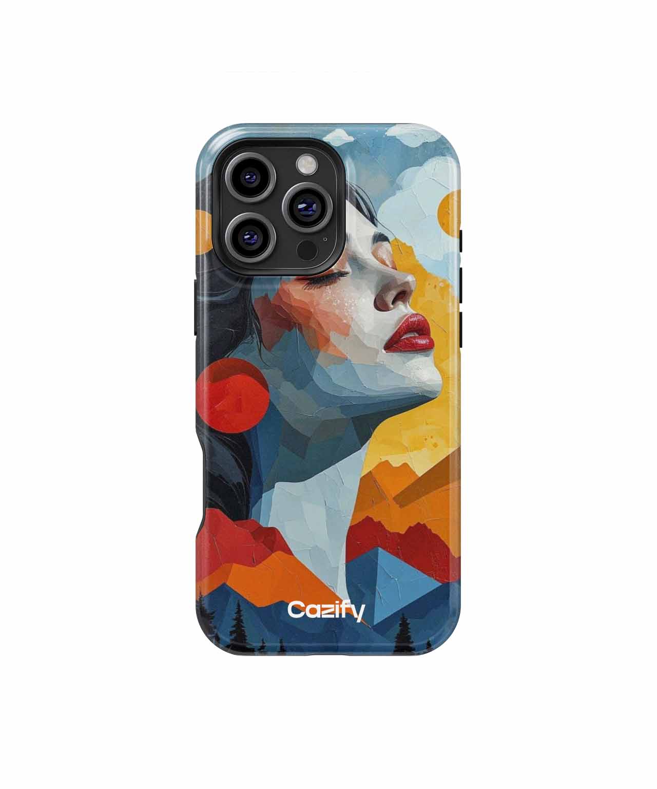 Radiant Serenity in Colorful Bliss iPhone case Case Cazify - Delivery Canada