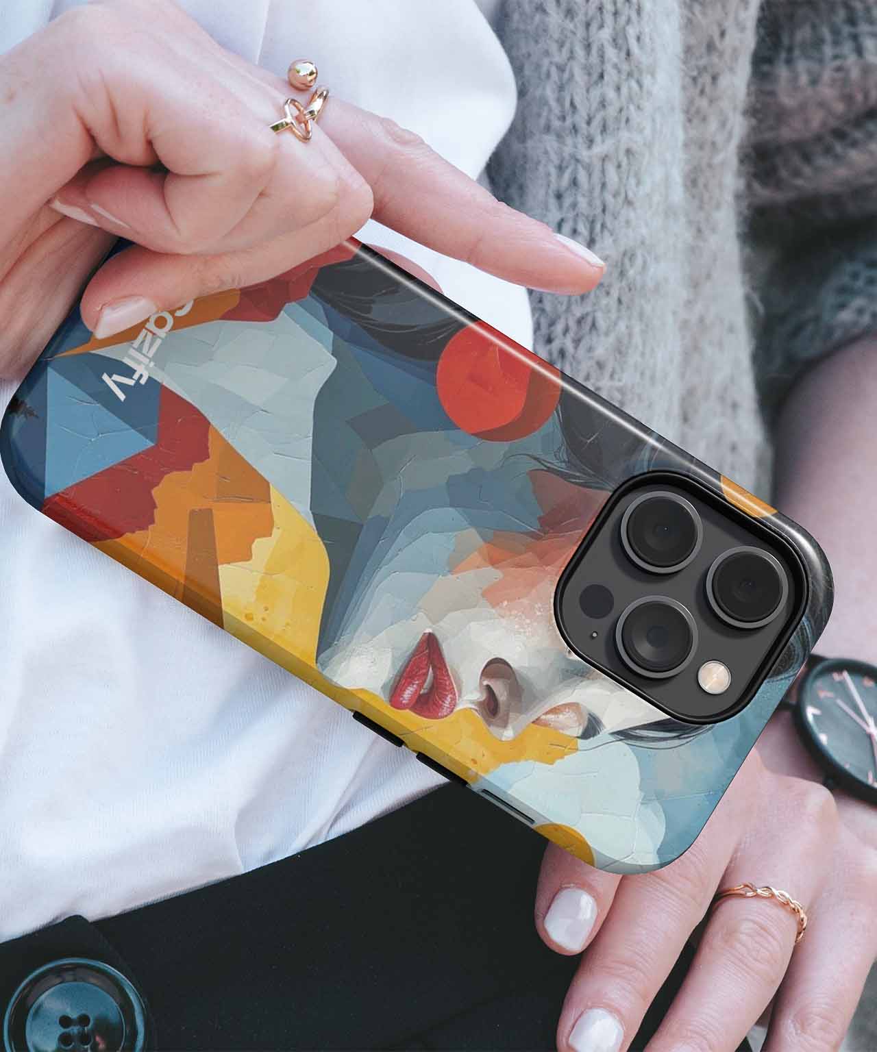 Radiant Serenity in Colorful Bliss iPhone case Case Cazify - Delivery Canada