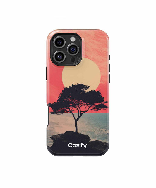 Radiant Sunset Over Ocean Tree iPhone case Case Cazify - Delivery Canada