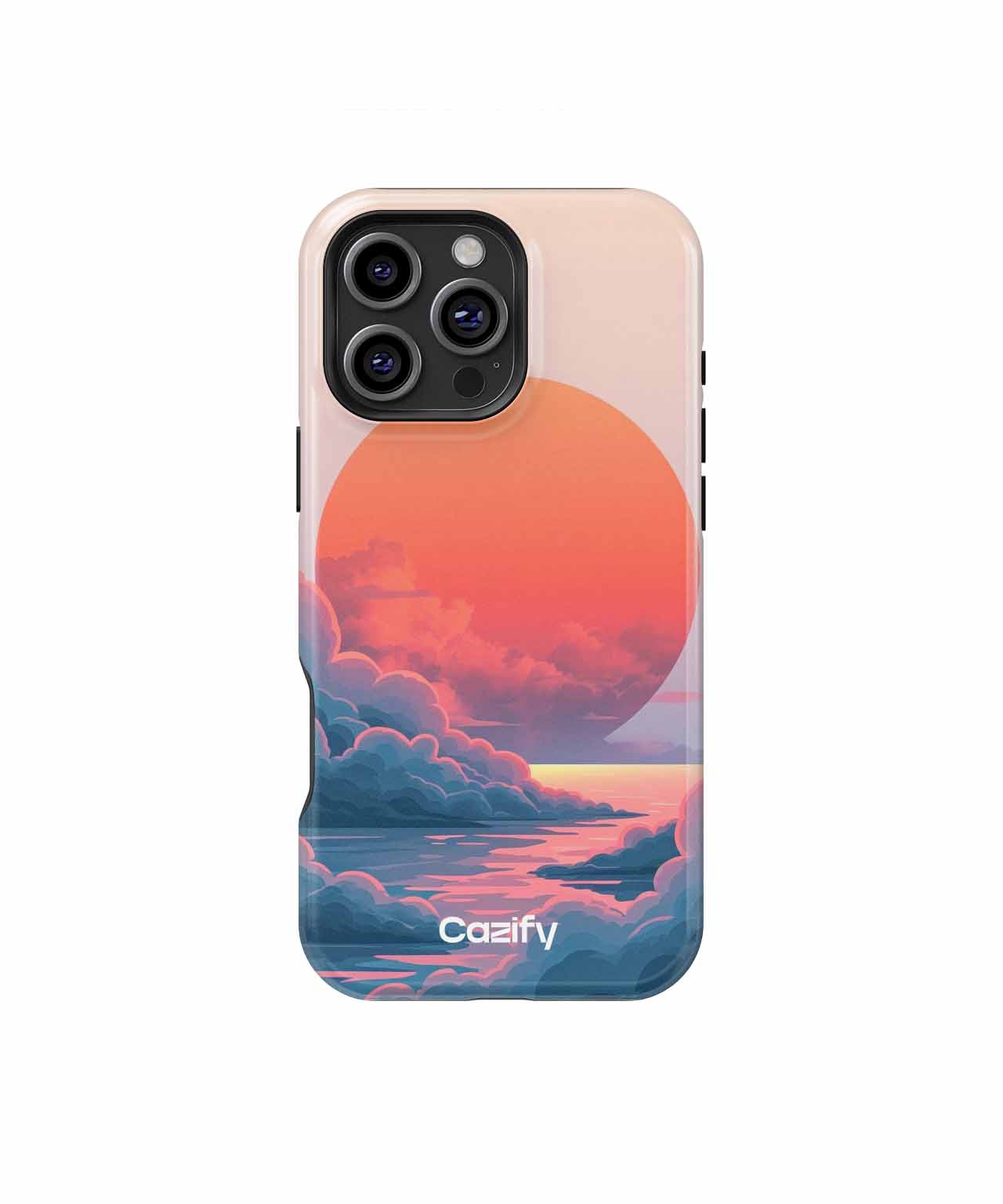 Radiant Sunset Over Silky Waves iPhone case Case Cazify - Delivery Canada