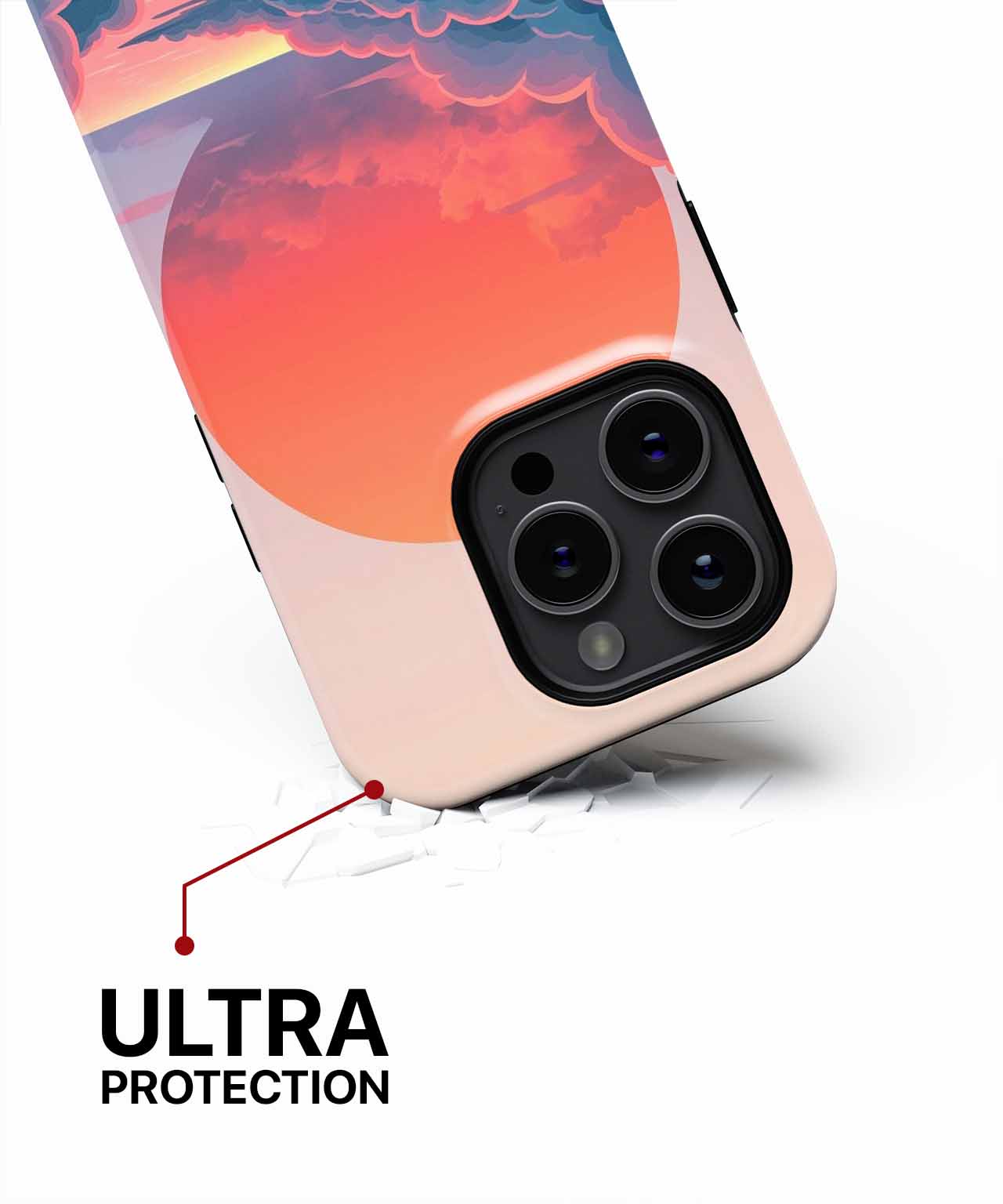 Radiant Sunset Over Silky Waves iPhone case Case Cazify - Delivery Canada