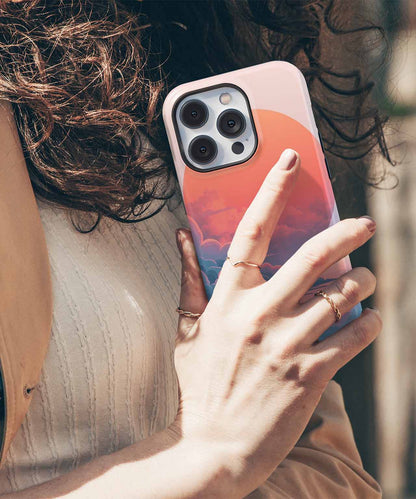 Radiant Sunset Over Silky Waves iPhone case Case Cazify - Delivery Canada