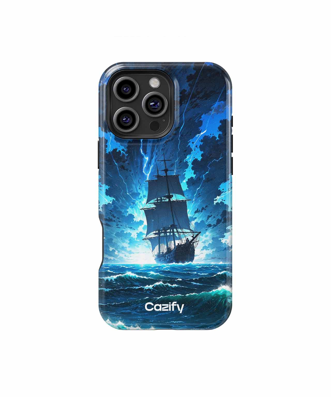 Raging Ocean Adventure with Lightning iPhone case Case Cazify - Delivery Canada