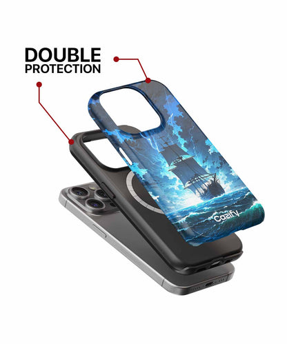 Raging Ocean Adventure with Lightning iPhone case Case Cazify - Delivery Canada