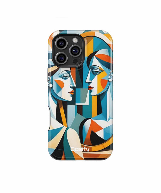 Reflective Colorful Duality Dance iPhone case Case Cazify - Delivery Canada
