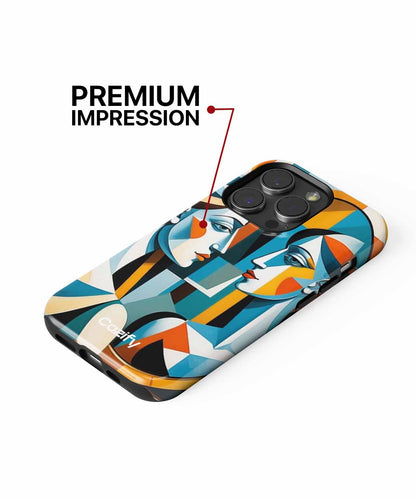 Reflective Colorful Duality Dance iPhone case Case Cazify - Delivery Canada