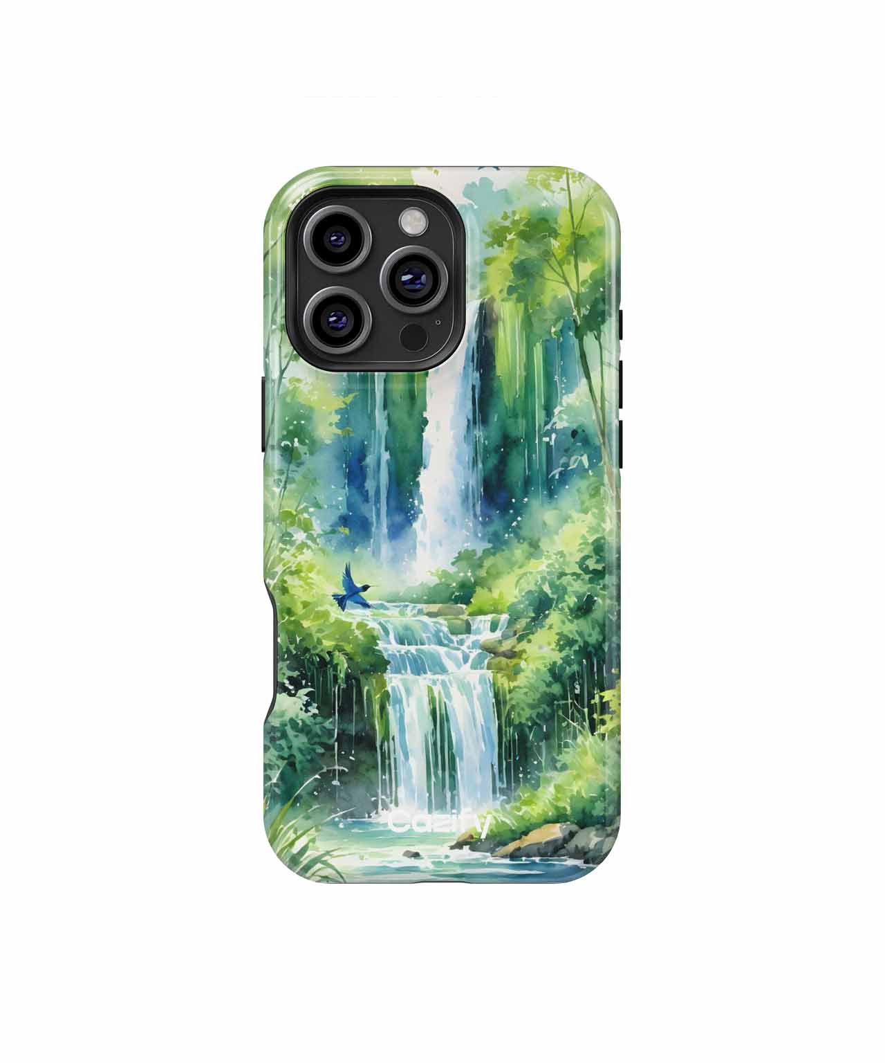 Refreshing Jungle Waterfall Adventure iPhone case Case Cazify - Delivery Canada