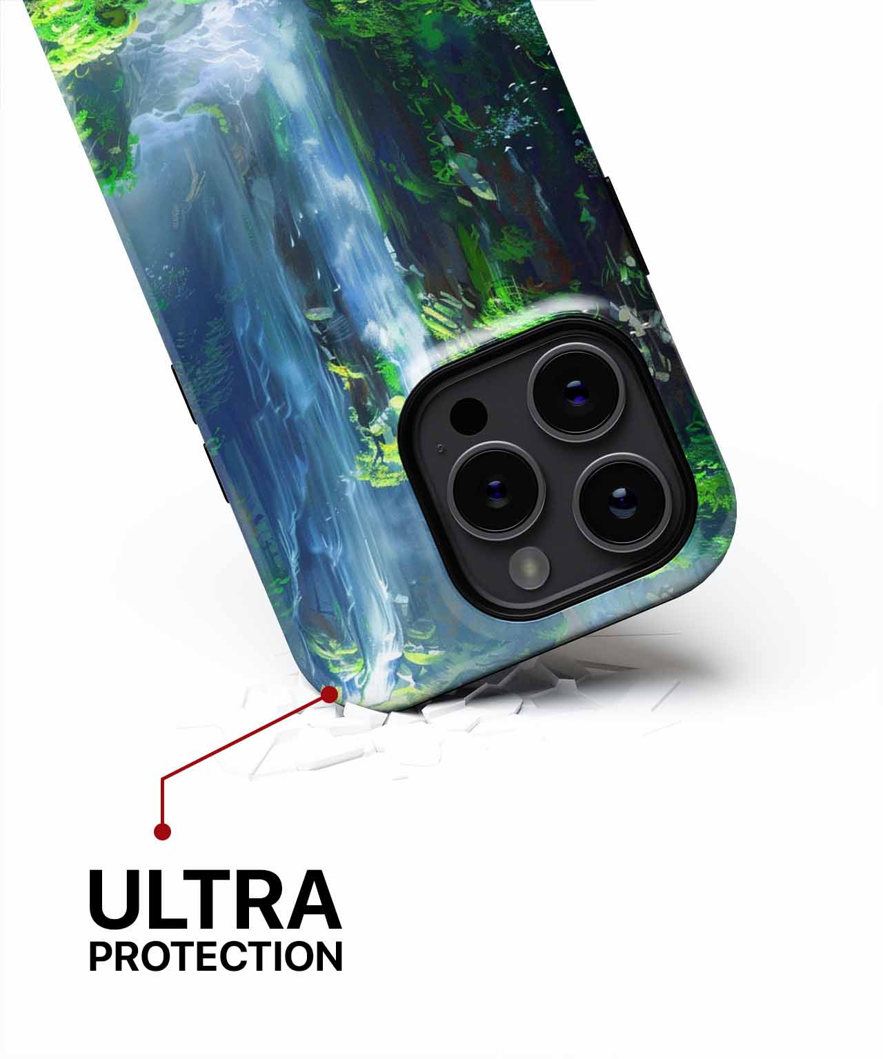 Refreshing Waterfall Adventure iPhone case Case Cazify - Delivery Canada