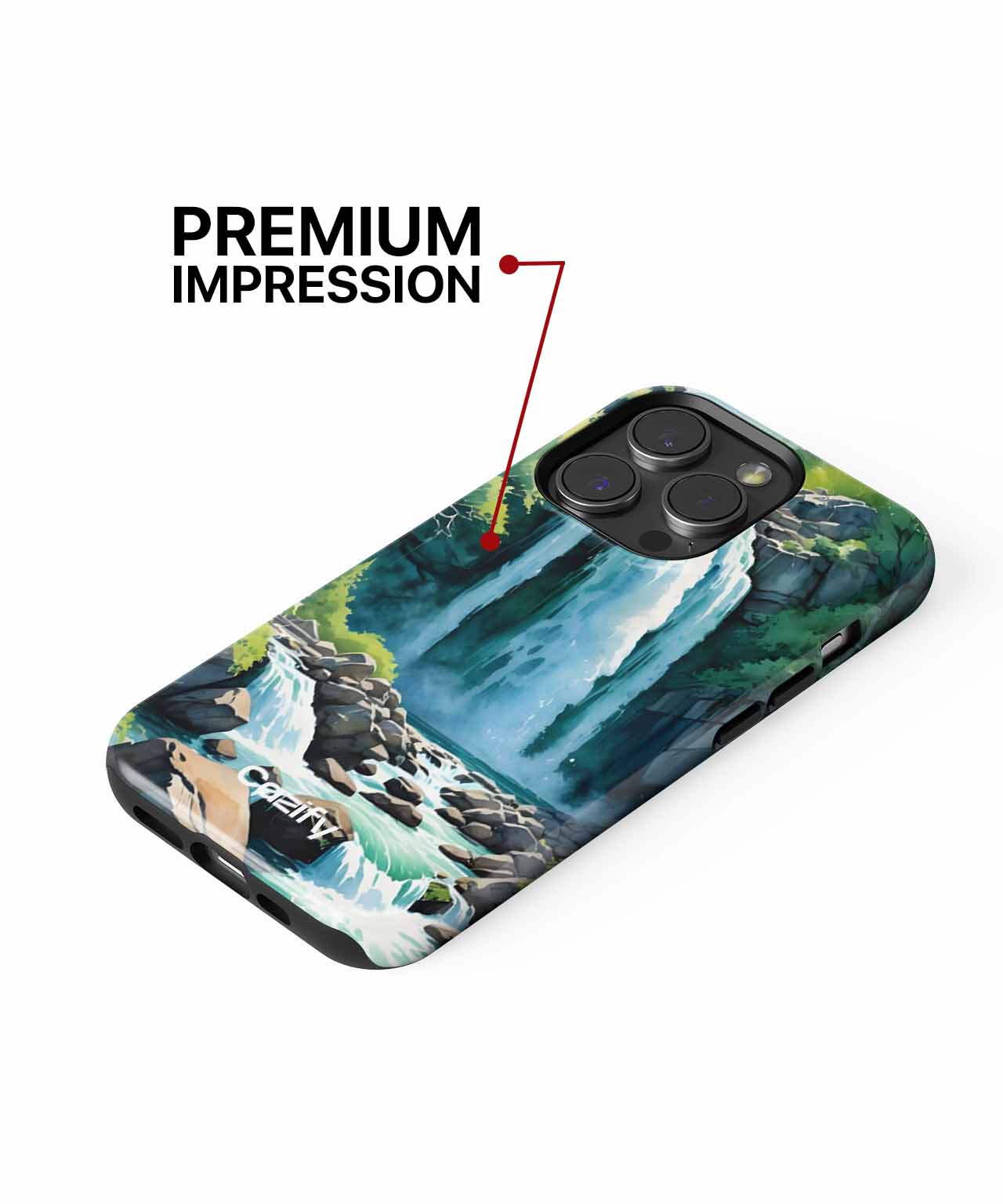 Refreshing Waterfall Adventure iPhone case Case Cazify - Delivery Canada