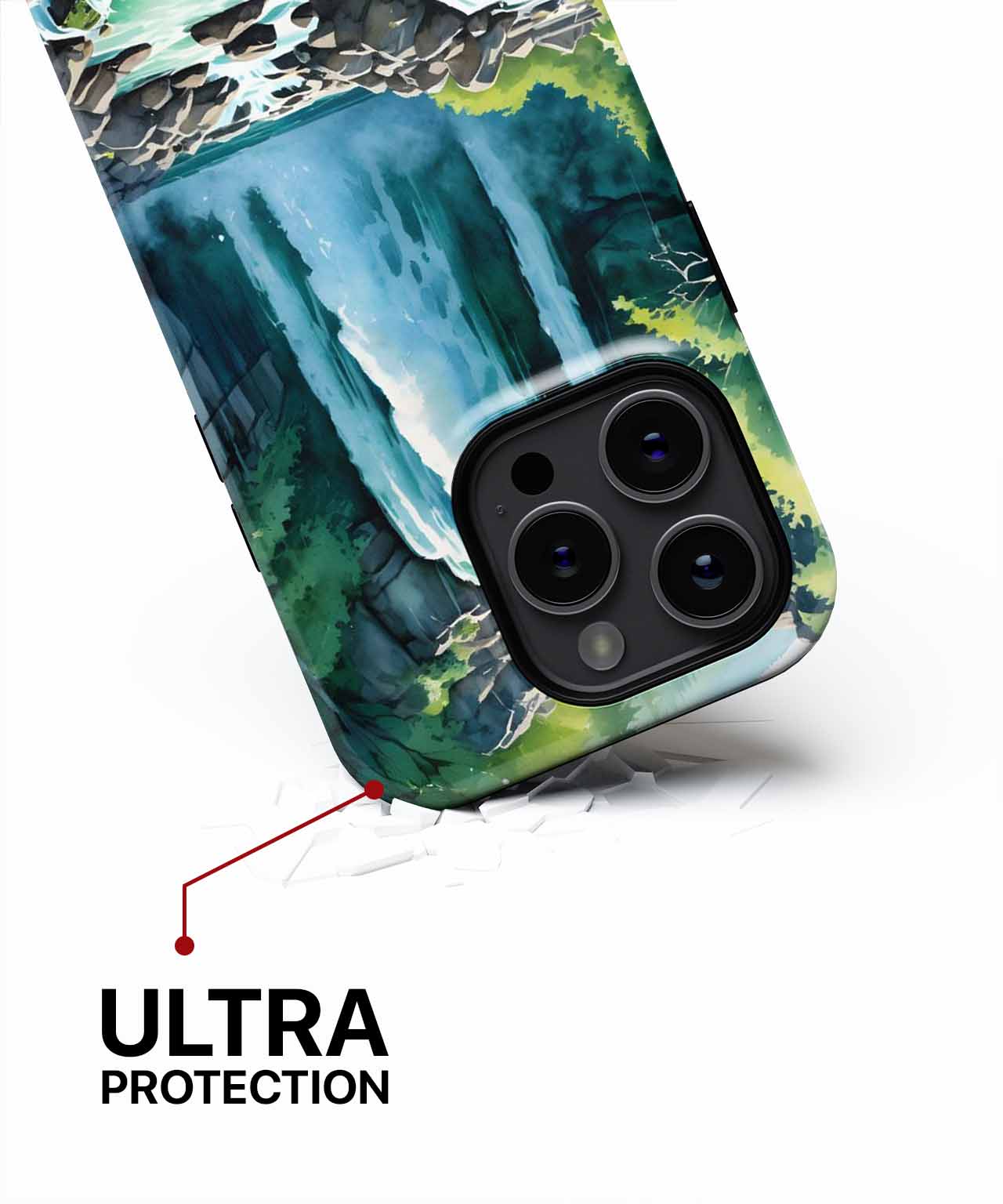 Refreshing Waterfall Adventure iPhone case Case Cazify - Delivery Canada