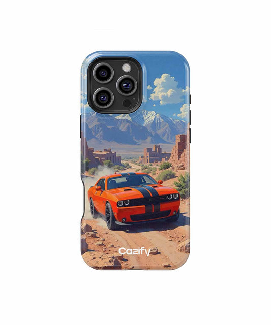 Revved Up Adventure Through Desert Mountains iPhone case Case Cazify - Delivery Canada