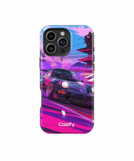 Revved Up for a Neon Adventure iPhone case Case Cazify - Delivery Canada