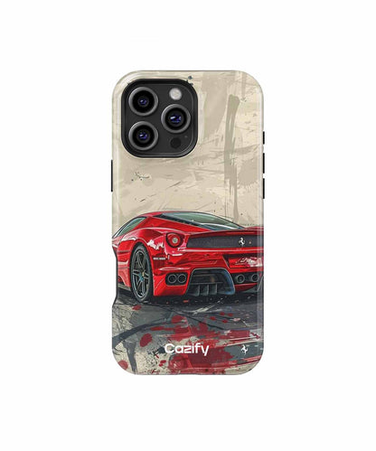 Revved Up Red Racer Extravaganza iPhone case Case Cazify - Delivery Canada
