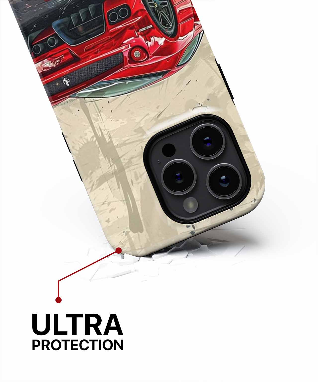 Revved Up Red Racer Extravaganza iPhone case Case Cazify - Delivery Canada