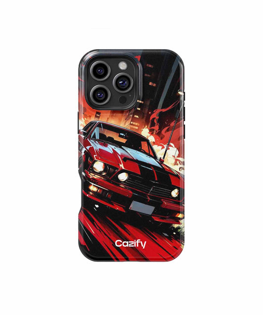 Revved Up Red Racing Machine iPhone case Case Cazify - Delivery Canada
