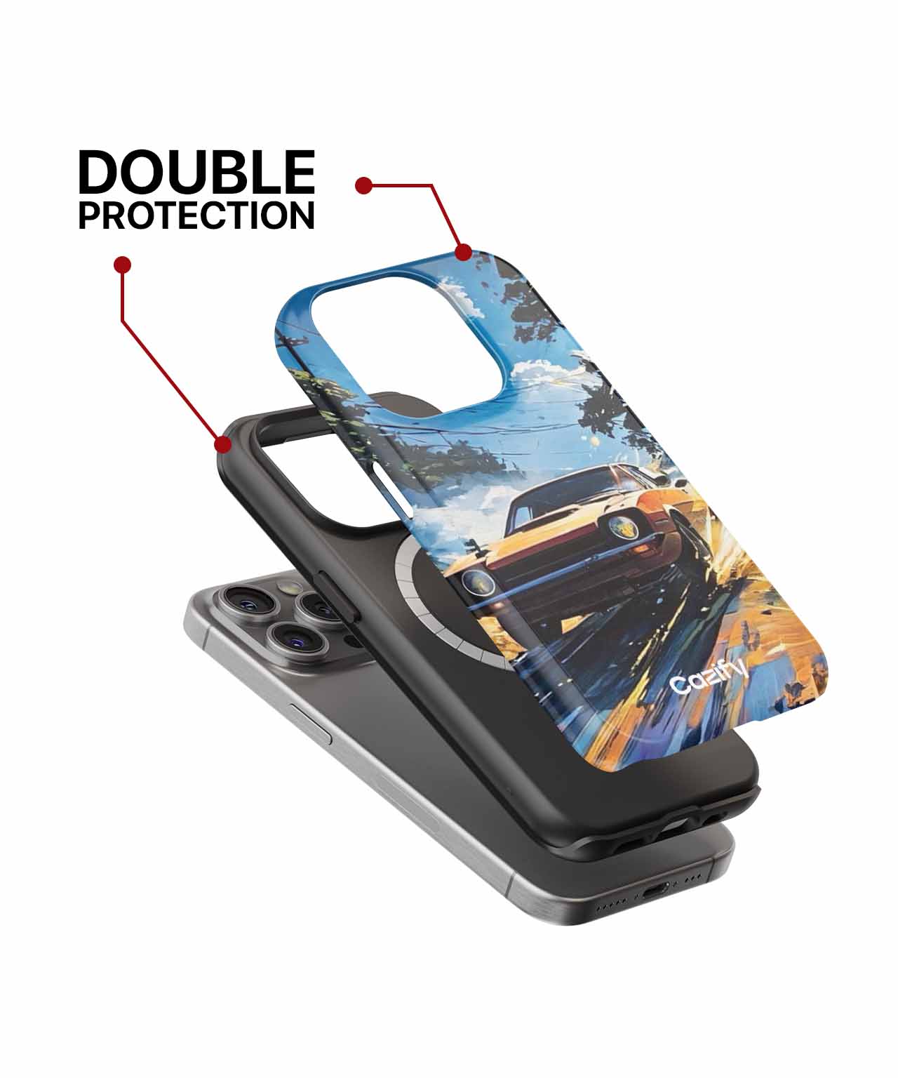 Revving Through a Colorful Adventure iPhone case Case Cazify - Delivery Canada