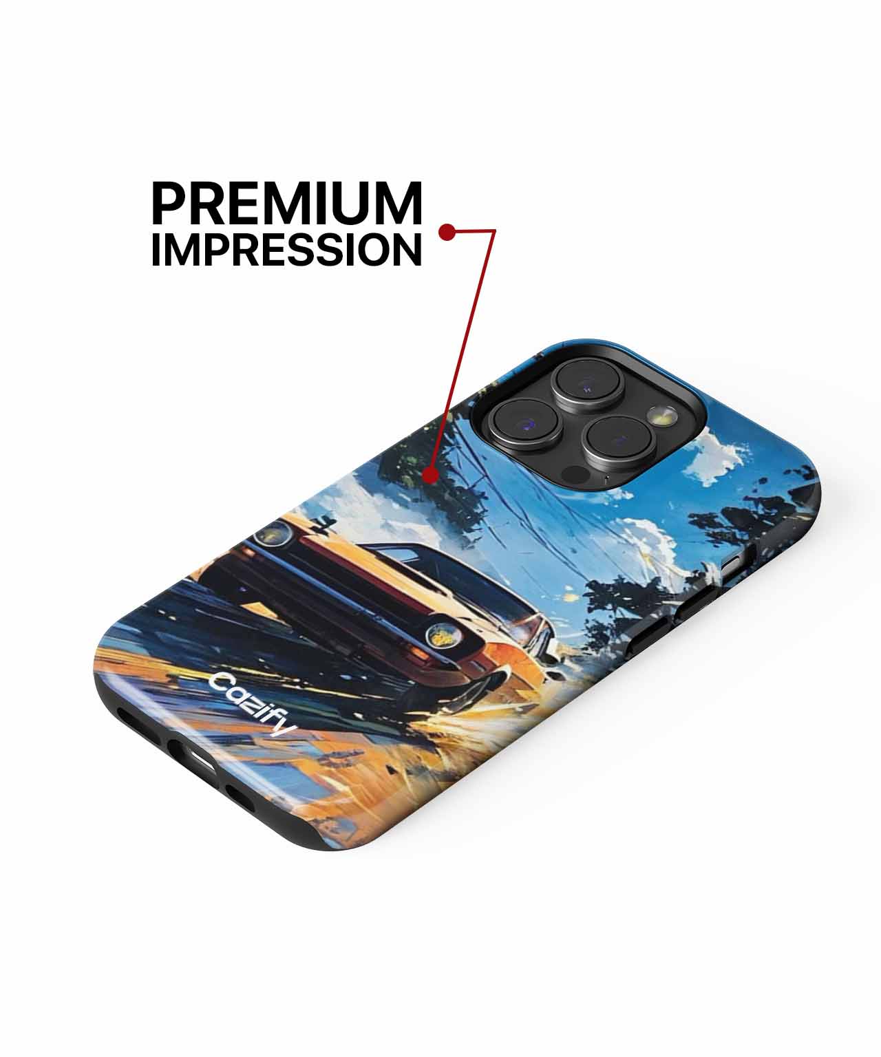 Revving Through a Colorful Adventure iPhone case Case Cazify - Delivery Canada