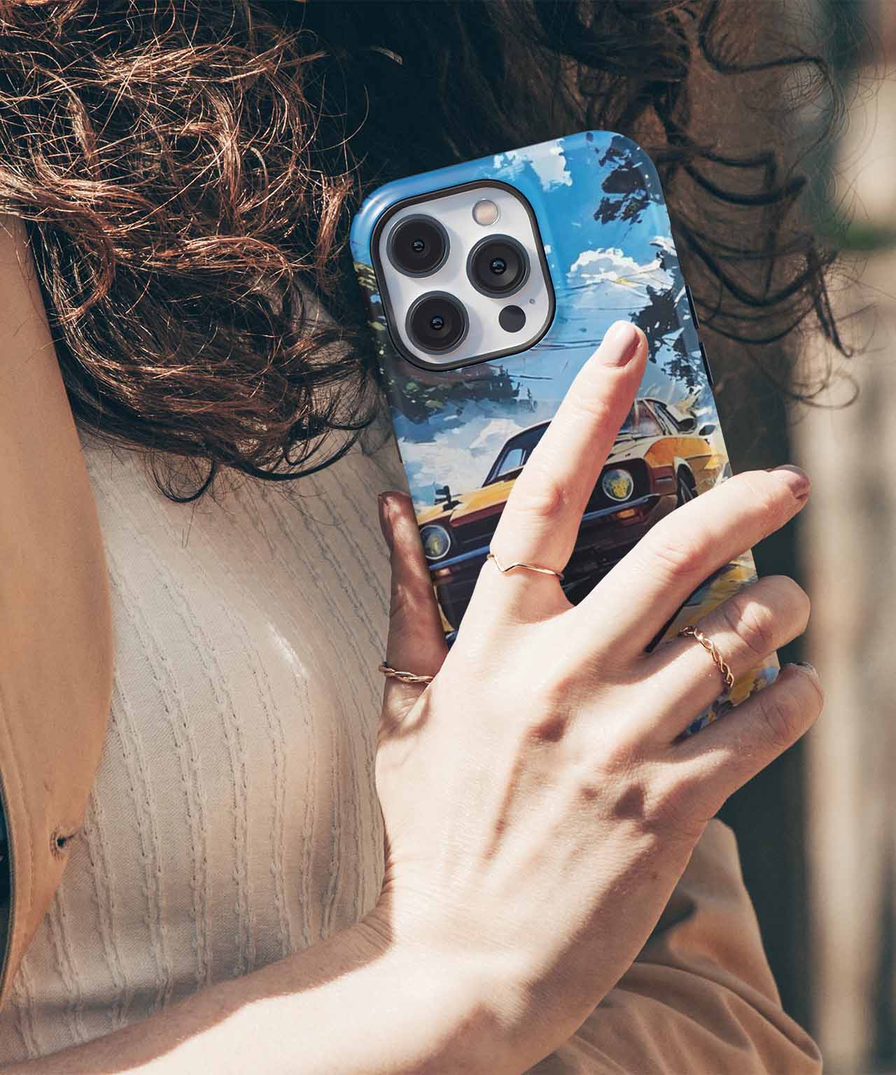 Revving Through a Colorful Adventure iPhone case Case Cazify - Delivery Canada