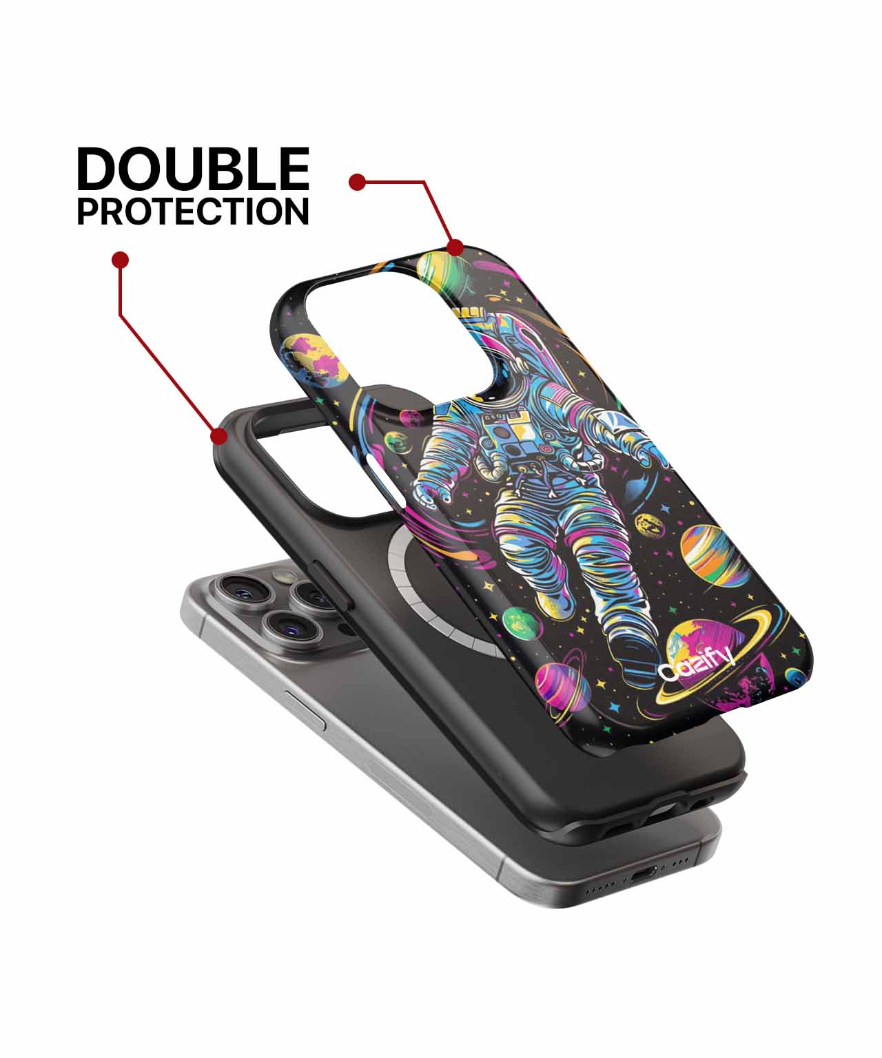 Rocketing Through Cosmic Colors iPhone case Case Cazify - Delivery Canada