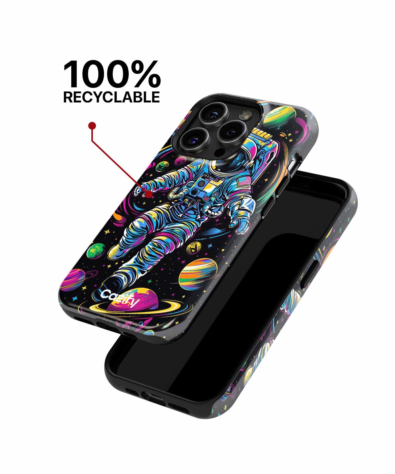 Rocketing Through Cosmic Colors iPhone case Case Cazify - Delivery Canada