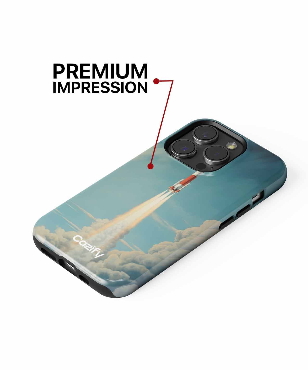 Rocketing Towards the Stars Adventure iPhone case Case Cazify - Delivery Canada