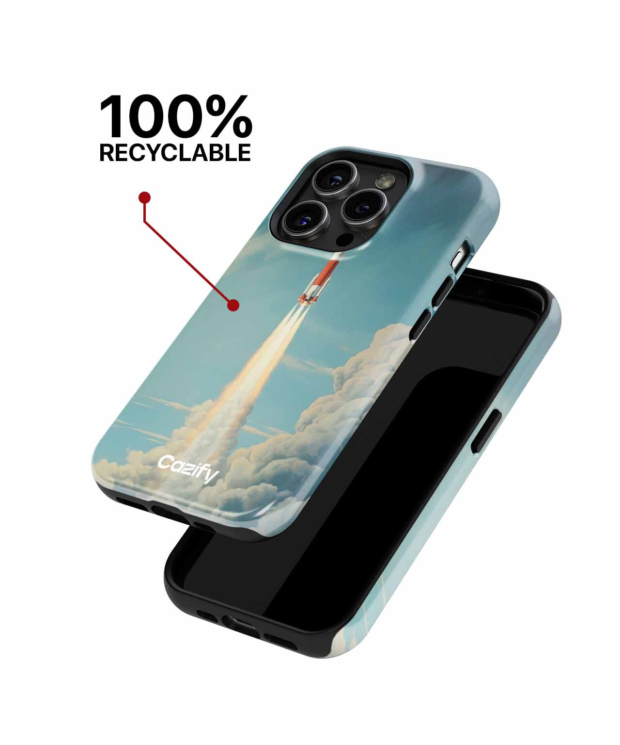 Rocketing Towards the Stars Adventure iPhone case Case Cazify - Delivery Canada