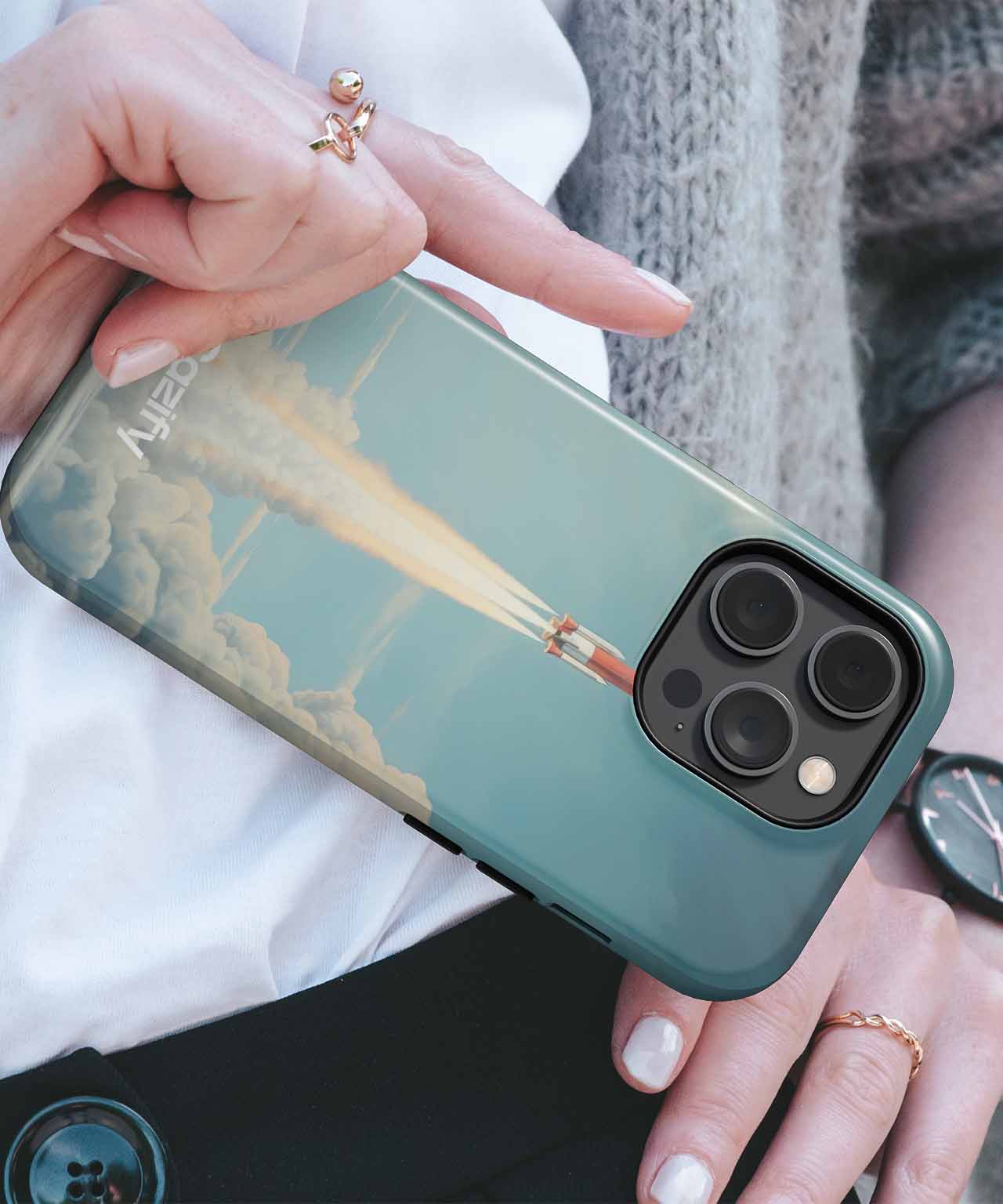 Rocketing Towards the Stars Adventure iPhone case Case Cazify - Delivery Canada