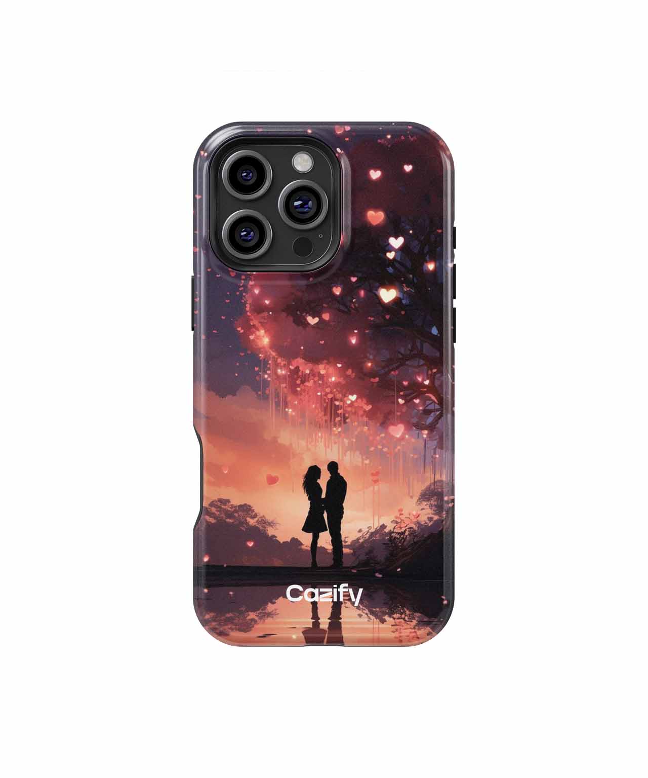 Romantic Hearts Under a Magical Tree iPhone case Case Cazify - Delivery Canada