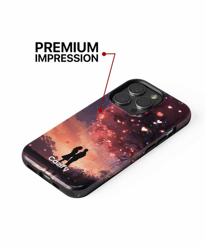 Romantic Hearts Under a Magical Tree iPhone case Case Cazify - Delivery Canada