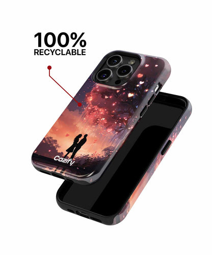 Romantic Hearts Under a Magical Tree iPhone case Case Cazify - Delivery Canada