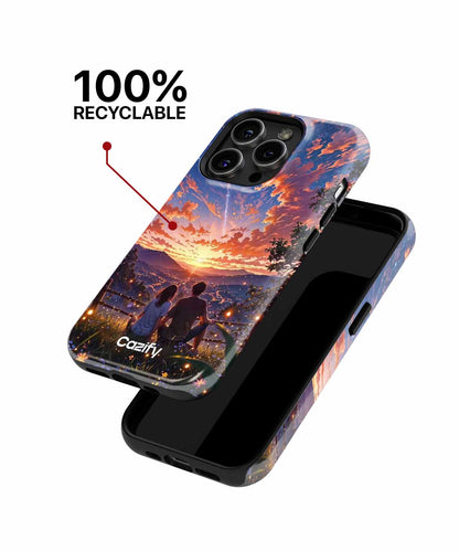 Romantic Sunset Stargazing Vibes iPhone case Case Cazify - Delivery Canada