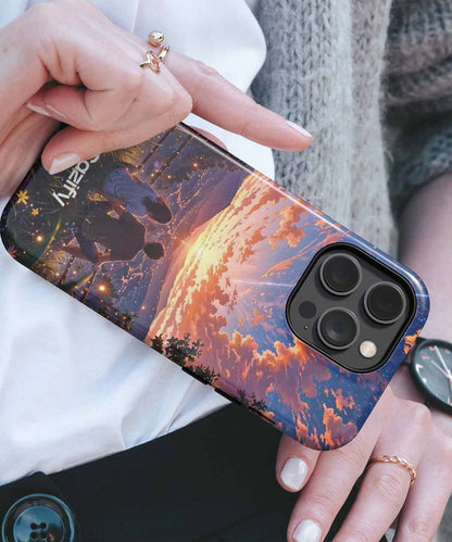 Romantic Sunset Stargazing Vibes iPhone case Case Cazify - Delivery Canada