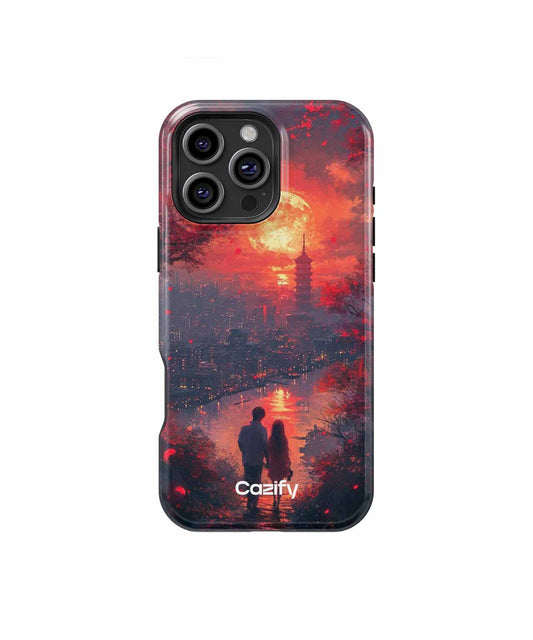 Romantic Sunset Walk Part 2 iPhone case Case Cazify - Delivery Canada