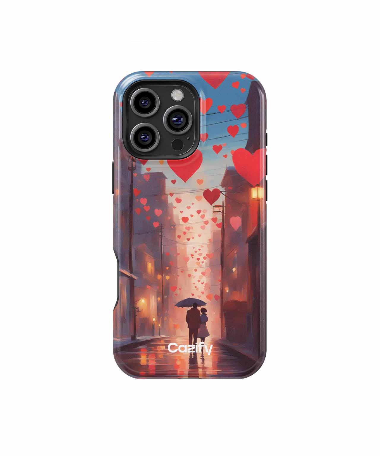 Romantic Umbrella Walk in Love Land iPhone case Case Cazify - Delivery Canada