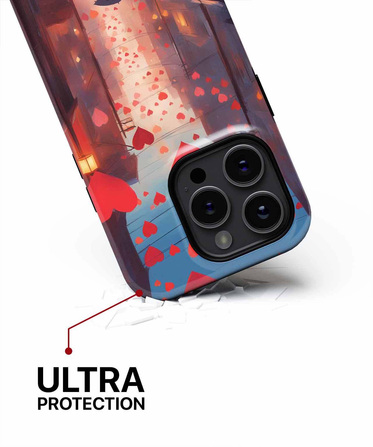 Romantic Umbrella Walk in Love Land iPhone case Case Cazify - Delivery Canada
