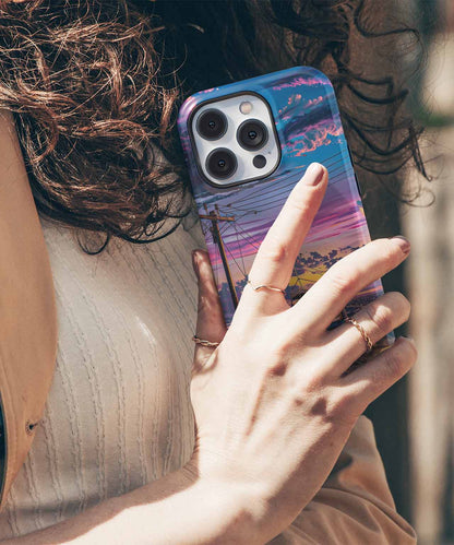 Rustic Sunset Over Abandoned Bus iPhone case Case Cazify - Delivery Canada